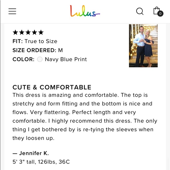 Lulu’s Navy Square Polka Dot Off Shoulder Dress - Picture 8 of 13